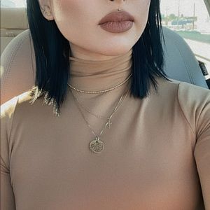 Skims bodysuit mock neck